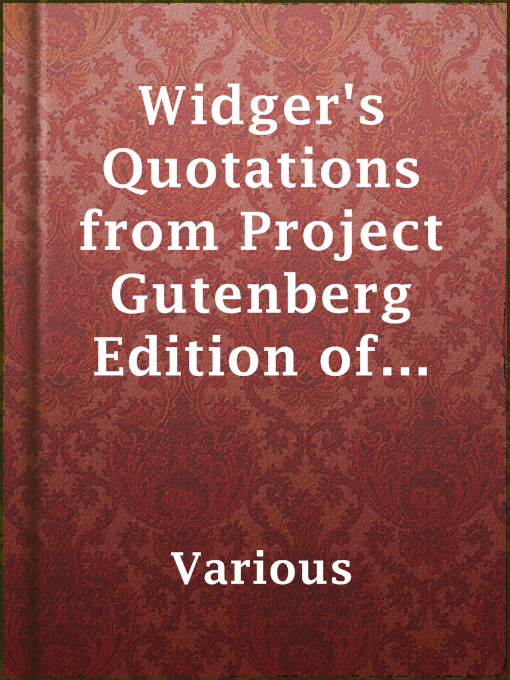 Title details for Widger's Quotations from Project Gutenberg Edition of Memoirs of Napoleon by Various - Available